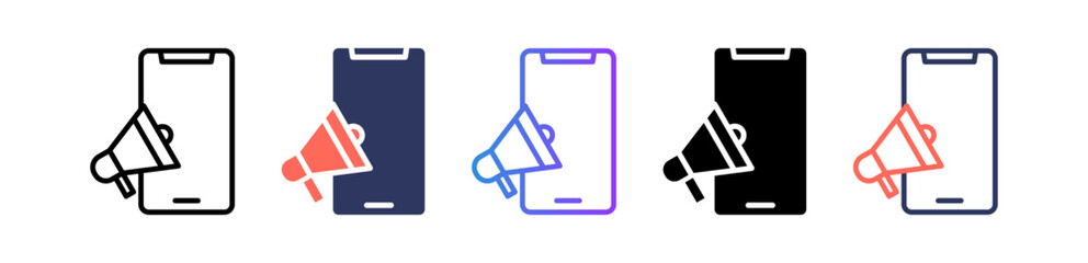 Online Marketing multiple icon