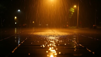 water fountain at night