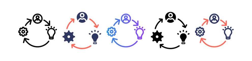 Workflow multiple icon