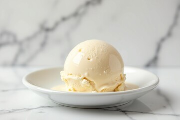 ice cream with chocolate