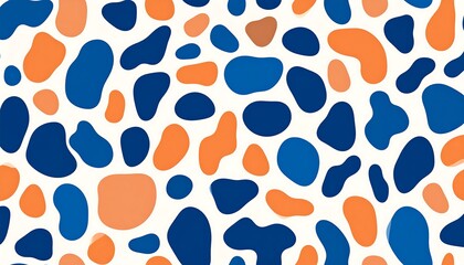 Obraz premium Abstract organic shapes pattern