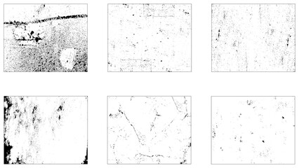 Grunge Urban Backgrounds set Dust Overlay Distress Grain ,Simply Place illustration over any Object to Create grungy Effect.