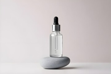 syringe with a drop of water