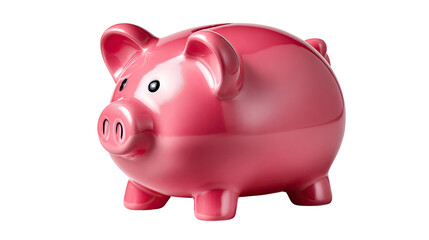 Piggy Bank: A charming piggy bank, ready to accept savings with its inviting slot, standing as a symbol of financial prudence and future security.