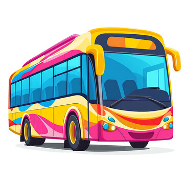 Colorful Bus Png
