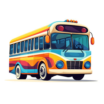 Colorful Bus Png