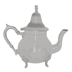 A traditional Moroccan teapot called a 