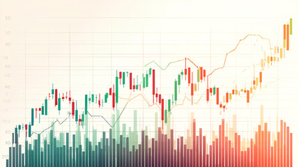  stock market investment trading graph growth.Trade business analytics graph and financial chart.Business trade analytics line graphs and financial chart investment.