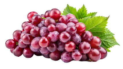 Fototapeta premium red grapes isolated on white