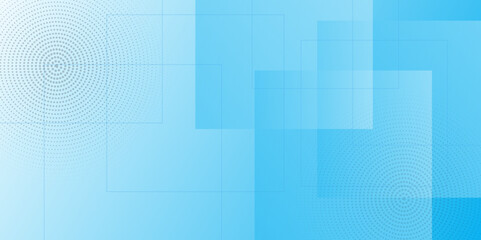 Abstract Computer technology background. network visual connection. blue minimal circular abstract dynamic lines isolated on blue background. Future technology banner concept. vector illustration.	