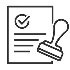 Passport control icon for blogs, websites, clipart, travel, airport, border, document, educational and awareness materials, presentations