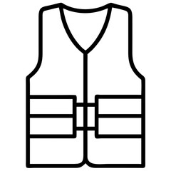 Life vest icon set for blogs, websites, clipart, safety, travel, transport, emergency, educational and awareness materials, presentations