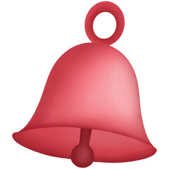 Christmas bell decorations hand drawn illustration 