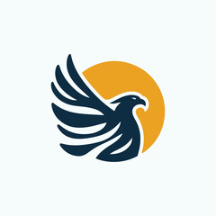 Sun eagle logo