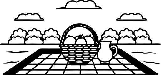 Vector artwork grandparents joining a family.