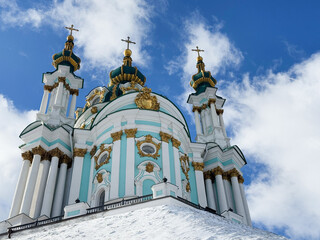 Kyiv Ukraine orthodox church st Andrew