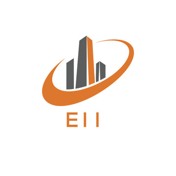 Classic Shield Logo with Stars and EII Letters &ndash; Premium Badge or Security Brand Identity. EII Letter Logo.
