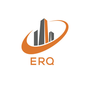 Classic Shield Logo with Stars and ERQ Letters &ndash; Premium Badge or Security Brand Identity. ERQ Letter Logo.
