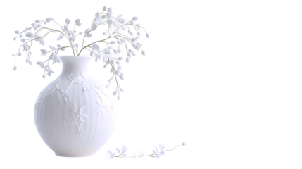 Glossy White Vase