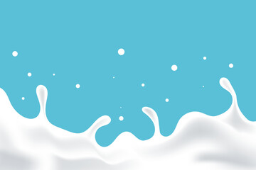pure milk waves, yogurt pattern template
