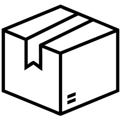 Parcel box icon set for blogs, websites, clipart, shipping, delivery, packaging, business, educational and awareness materials, presentations