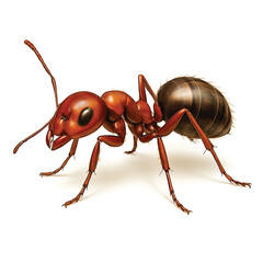 ant colorful vector icon with white background