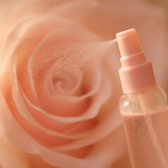 close up of a cream of a rose