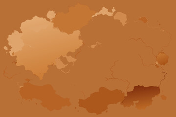 Obraz premium Abstract illustration of earthy toned shapes for decorative and creative design projects