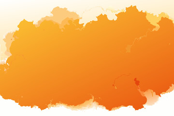 Obraz premium Artistic abstract orange background with watercolor style and minimalist design