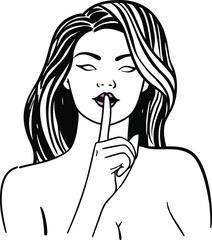 woman with a cigarette