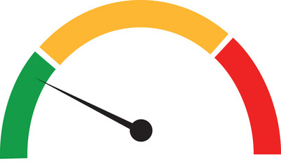 speedometer color vector icon set, Various Colored Gauge Icons, Speed indicator symbol, Colorful Speedometer Gauge Icons, Medium or High illustration,
