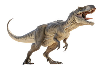 Obraz premium Tyrannosaurus rex 3D render isolated on white background
