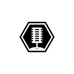 Microphone  variant microphone icon. Karaoke mic. Podcast microphone. web and mobile icons. vector illustration