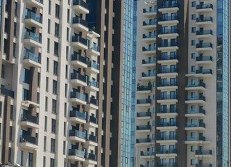New Modern Urban Building architecture.