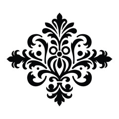 	
Abstract black ethnic ornament in flat minimalist style. Simple vector pattern perfect for tribal designs, textile patterns, and cultural logos. 