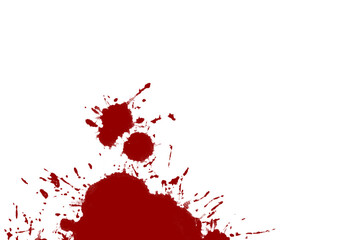 Blood PNG Smudge Transparent Art for Forensic Design