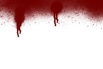 Blood PNG Stain Transparent Isolated for Horror Designs