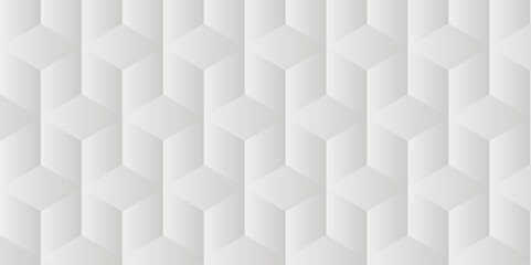 Seamless cube hexagon pattern Abstract geometric with template design. White and gray technology ornament. Vector geometrical cubic waves seamless texture.	
