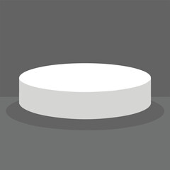 vector illustration of an empty podium