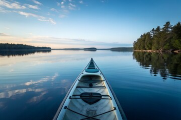 Obraz premium canoe on lake