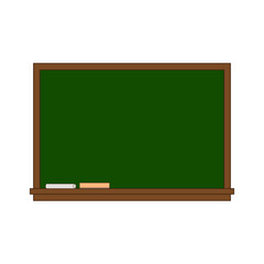 Blackboard isolated on white background.
