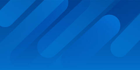 Modern blue background with glowing geometric lines. square shape design simple art