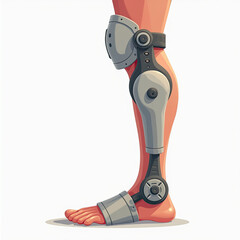 Futuristic Prosthetic Leg Attachment