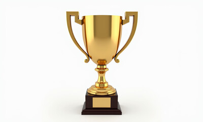 Golden Trophy for Achievement and Success
