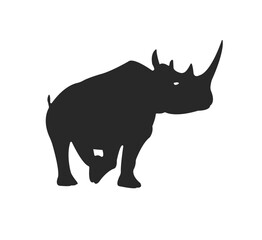 Rhinoceros icon vector illustration image
