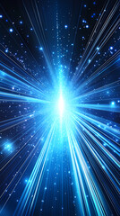Fototapeta premium Cosmic Radiance and Stellar Explosion