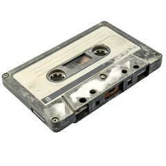 Vintage Cassette Tape: Retro Music Technology Background