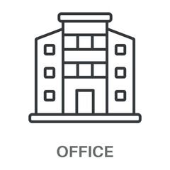 Simple Office Design Icon, Simple Style Design Inspiration For Any Logos Interface And Purpose
