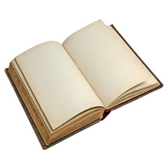 Blank Antique Book: Open Pages, Vintage Texture