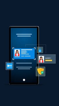 Secure login access with id card authentication